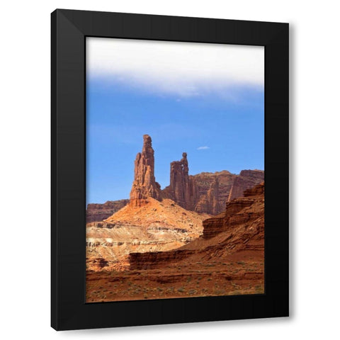 USA, Utah, Moab, Canyonlands NP, White Rim Trail Black Modern Wood Framed Art Print by Lord, Fred
