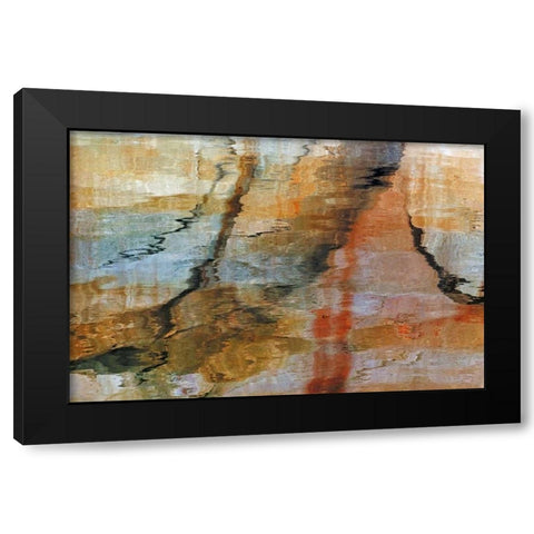 Utah, Glen Canyon NRA Reflection in Lake Powell Black Modern Wood Framed Art Print by Paulson, Don