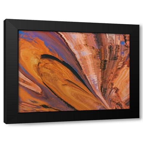 Utah, Glen Canyon Reflection in Lake Powell Black Modern Wood Framed Art Print with Double Matting by Paulson, Don
