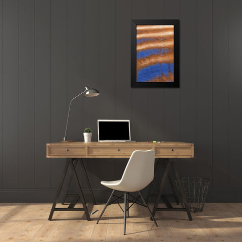 Utah, Glen Canyon Reflection in Lake Powell Black Modern Wood Framed Art Print by Paulson, Don