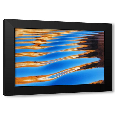 Utah, Glen Canyon Reflection in Lake Powell Black Modern Wood Framed Art Print by Paulson, Don
