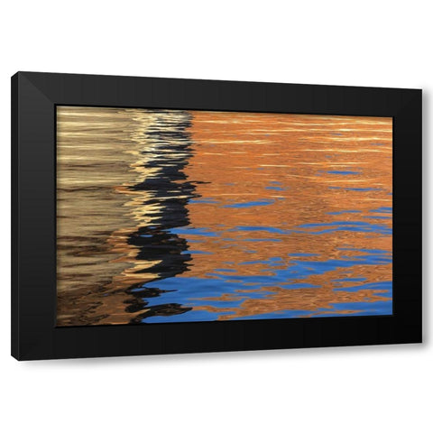 Utah, Glen Canyon Reflection in Lake Powell Black Modern Wood Framed Art Print with Double Matting by Paulson, Don