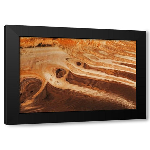 Utah, Glen Canyon Reflection in Lake Powell Black Modern Wood Framed Art Print with Double Matting by Paulson, Don