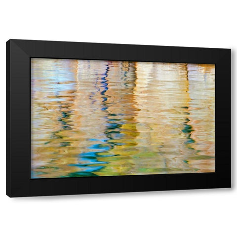 Utah, Glen Canyon Reflection in Lake Powell Black Modern Wood Framed Art Print with Double Matting by Paulson, Don