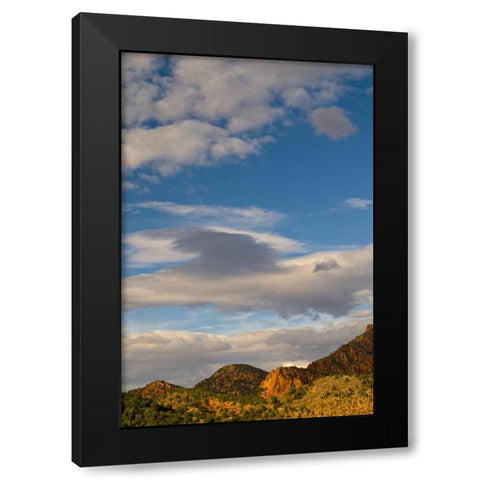 USA, Utah, Zion NP Late light on Kolob Canyon Black Modern Wood Framed Art Print by Rotenberg, Nancy