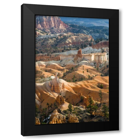 USA, Utah Hoodoo formations in Bryce Canyon NP Black Modern Wood Framed Art Print with Double Matting by Rotenberg, Nancy