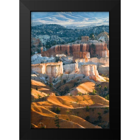 USA, Utah Hoodoo formations in Bryce Canyon NP Black Modern Wood Framed Art Print by Rotenberg, Nancy