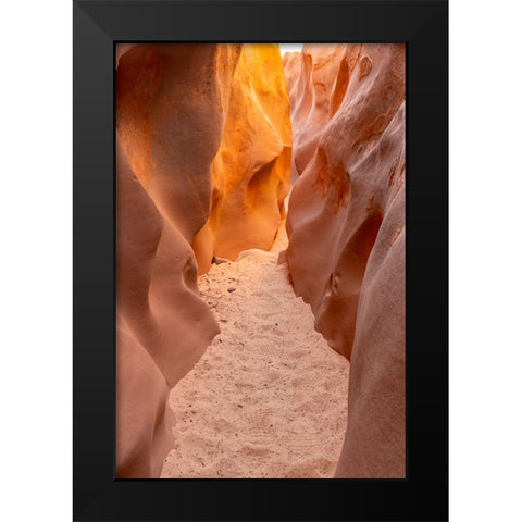 USA- Utah- Grand Staircase Escalante National Monument. Bighorn Canyon trail. Black Modern Wood Framed Art Print by Jaynes Gallery