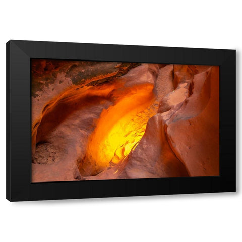 USA- Utah- Grand Staircase Escalante National Monument. Bighorn Canyon trail. Black Modern Wood Framed Art Print by Jaynes Gallery