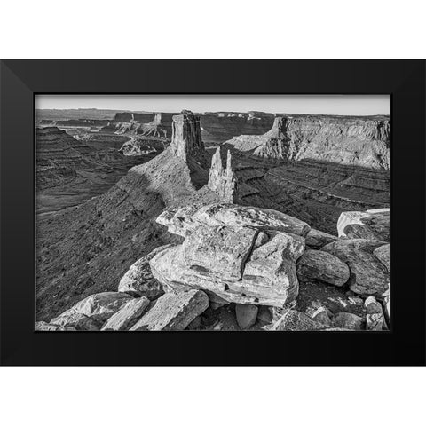 Dead Horse Point-Canyonlands National Park-Utah Black Modern Wood Framed Art Print by Ford, John