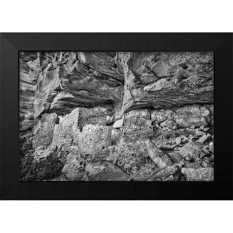 Little Westwater Ruin-Canyonlands National Park-Utah Black Modern Wood Framed Art Print by Ford, John