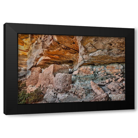 Little Westwater Ruin-Canyonlands National Park-Utah Black Modern Wood Framed Art Print by Ford, John