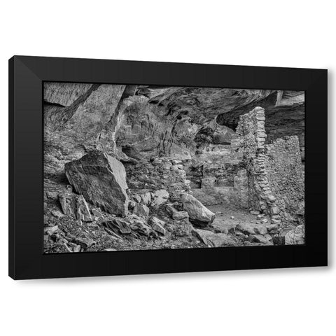 Little Westwater Ruin-Canyonlands National Park-Utah Black Modern Wood Framed Art Print with Double Matting by Ford, John