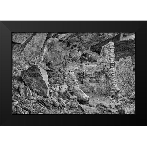 Little Westwater Ruin-Canyonlands National Park-Utah Black Modern Wood Framed Art Print by Ford, John