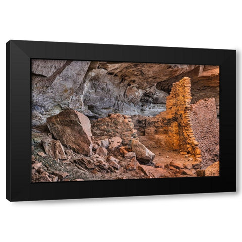 Little Westwater Ruin-Canyonlands National Park-Utah Black Modern Wood Framed Art Print with Double Matting by Ford, John