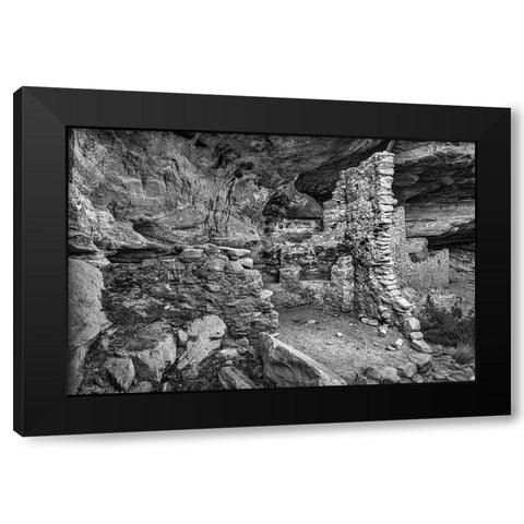 Little Westwater Ruin-Canyonlands National Park-Utah Black Modern Wood Framed Art Print with Double Matting by Ford, John