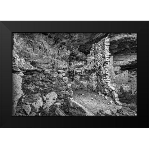 Little Westwater Ruin-Canyonlands National Park-Utah Black Modern Wood Framed Art Print by Ford, John