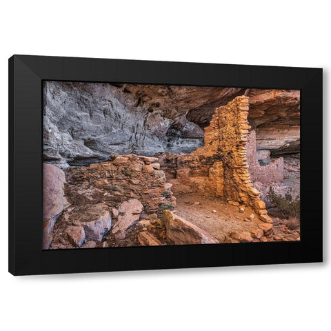 Little Westwater Ruin-Canyonlands National Park-Utah Black Modern Wood Framed Art Print with Double Matting by Ford, John