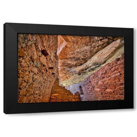 Little Westwater Ruin-Canyonlands National Park-Utah Black Modern Wood Framed Art Print with Double Matting by Ford, John