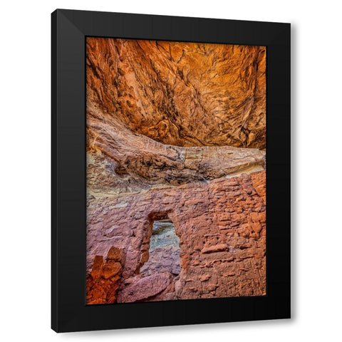 Little Westwater Ruin-Canyonlands National Park-Utah Black Modern Wood Framed Art Print by Ford, John