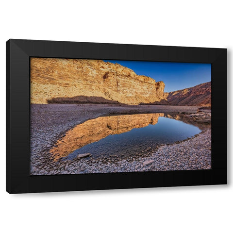 Pool-Colorado River-Moab-Utah Black Modern Wood Framed Art Print by Ford, John