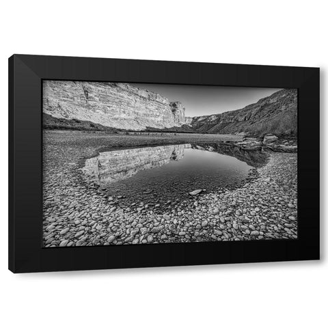 Pool-Colorado River-Moab-Utah Black Modern Wood Framed Art Print with Double Matting by Ford, John