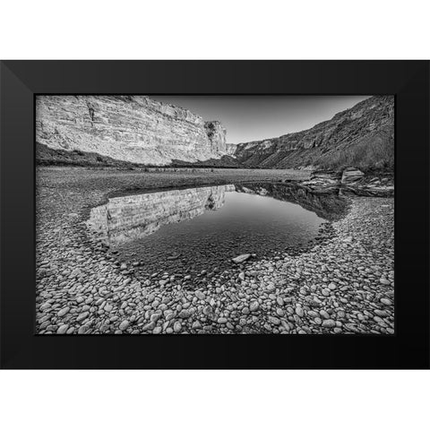 Pool-Colorado River-Moab-Utah Black Modern Wood Framed Art Print by Ford, John