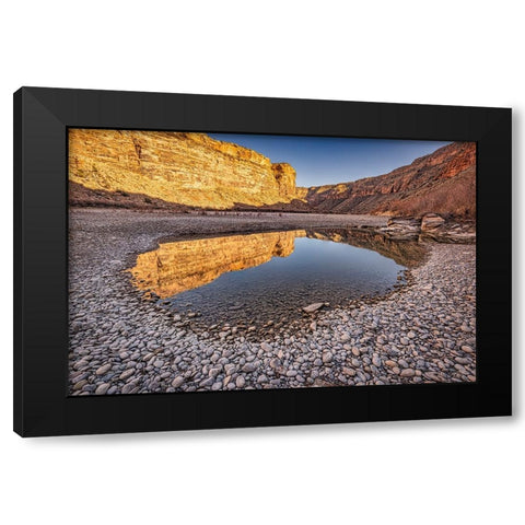 Pool-Colorado River-Moab-Utah Black Modern Wood Framed Art Print by Ford, John