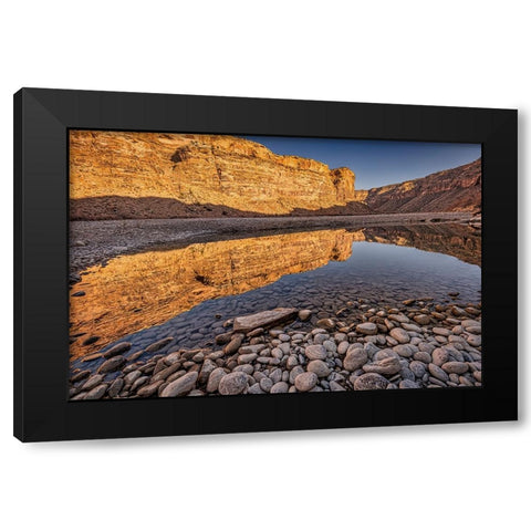 Pool-Colorado River-Moab-Utah Black Modern Wood Framed Art Print by Ford, John