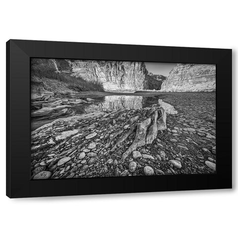 Pool-Colorado River-Moab-Utah Black Modern Wood Framed Art Print by Ford, John