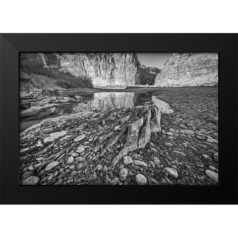 Pool-Colorado River-Moab-Utah Black Modern Wood Framed Art Print by Ford, John