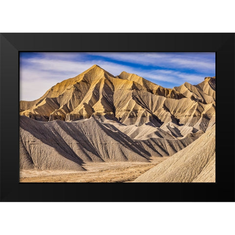 Bentonite Hills-Capitol Reef-Utah Black Modern Wood Framed Art Print by Ford, John