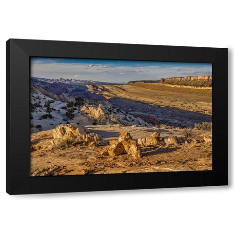 Strike Valley Outlook-Escalante-Utah Black Modern Wood Framed Art Print by Ford, John