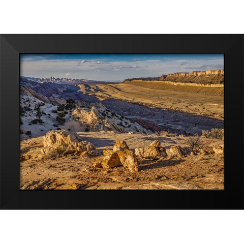 Strike Valley Outlook-Escalante-Utah Black Modern Wood Framed Art Print by Ford, John