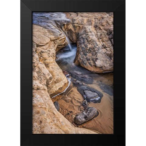 Whirlpools-Escalante-Utah Black Modern Wood Framed Art Print by Ford, John