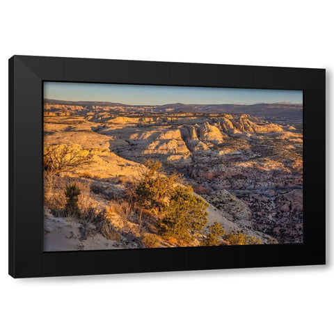Slickrock-Escalante-Utah Black Modern Wood Framed Art Print with Double Matting by Ford, John