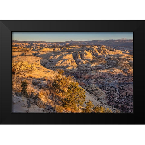 Slickrock-Escalante-Utah Black Modern Wood Framed Art Print by Ford, John