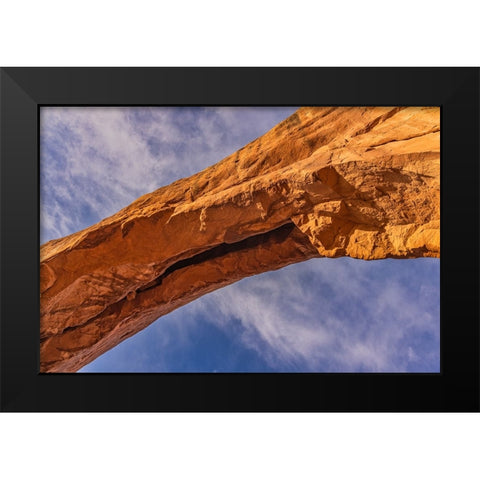 North Window Arch--Arches National Park-Utah Black Modern Wood Framed Art Print by Ford, John