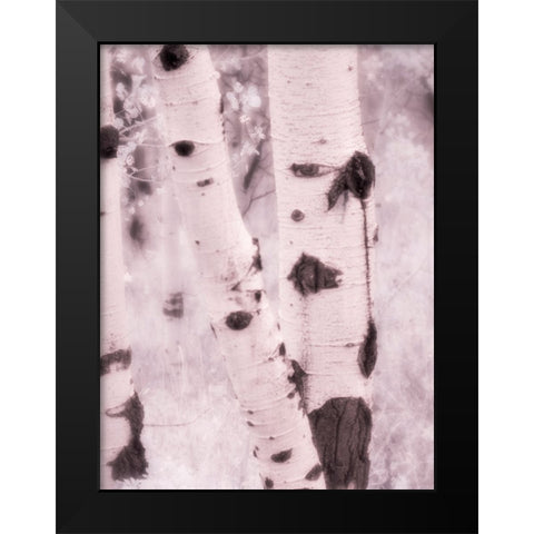 USA-Utah-Aspen Grove in infrared of the Logan Pass area Black Modern Wood Framed Art Print by Eggers, Terry