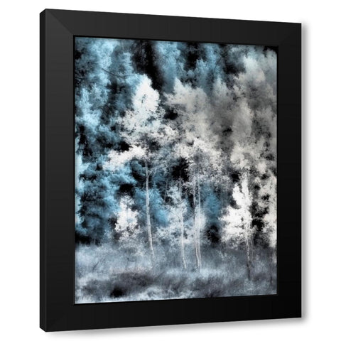 USA-Utah-Aspen Grove in infrared of the Logan Pass area Black Modern Wood Framed Art Print with Double Matting by Eggers, Terry
