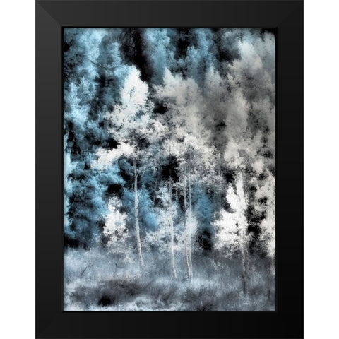 USA-Utah-Aspen Grove in infrared of the Logan Pass area Black Modern Wood Framed Art Print by Eggers, Terry