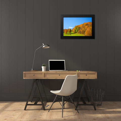 USA-New England-Vermont Black Modern Wood Framed Art Print by Gulin, Sylvia