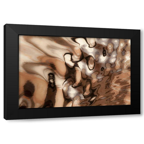 Utah, Glen Canyon NRA Boat wake patterns Black Modern Wood Framed Art Print with Double Matting by Paulson, Don