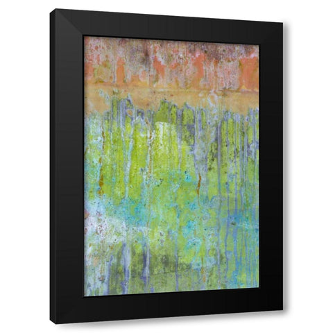 Washington, Fort Hayden Abstract painted wall Black Modern Wood Framed Art Print by Paulson, Don