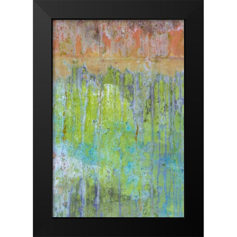 Washington, Fort Hayden Abstract painted wall Black Modern Wood Framed Art Print by Paulson, Don