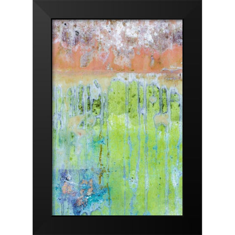 Washington, Fort Hayden Abstract painted wall Black Modern Wood Framed Art Print by Paulson, Don