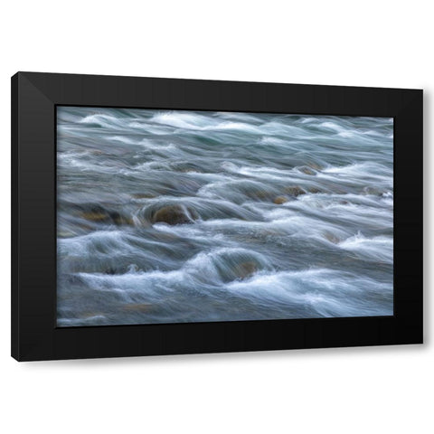 USA-Washington State-Olympic National Park Elwha River rapids scenic Black Modern Wood Framed Art Print with Double Matting by Jaynes Gallery