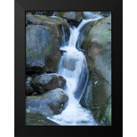 Washington State Central Cascades-Martin Creek Falls Black Modern Wood Framed Art Print by Wild, Jamie and Judy