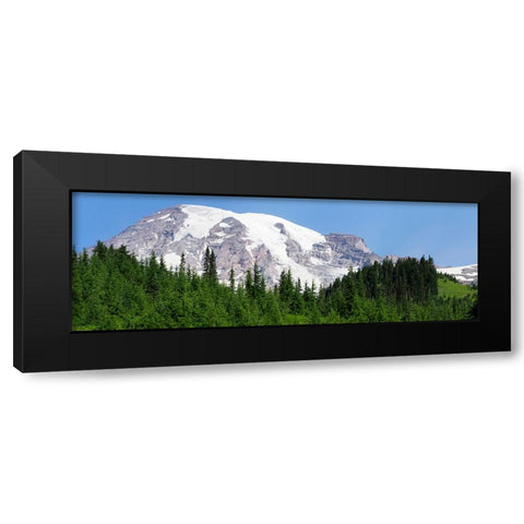 Washington State-Mount Rainier National Park View from Skyline Trail Black Modern Wood Framed Art Print by Wild, Jamie and Judy