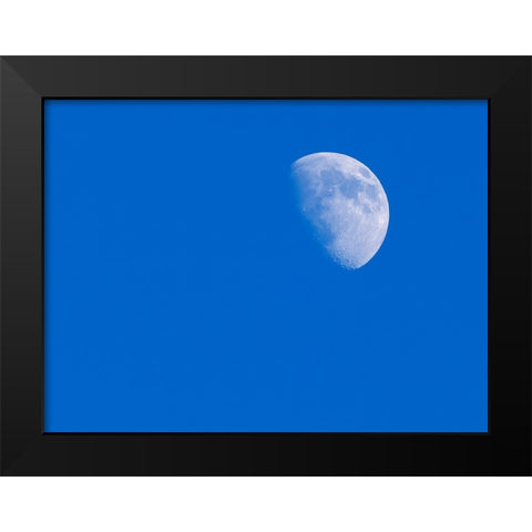 Washington State- first Quarter Moon Black Modern Wood Framed Art Print by Wild, Jamie and Judy